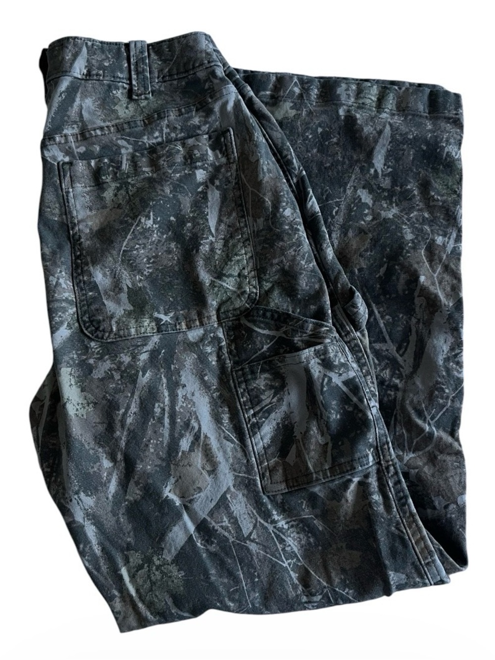 Abercrombie & Fitch Jeans Mens 28x30 Fits 28x28 Camo Baggy Grunge Carpenter Y2K
